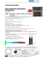 Technische Daten LED-Rahmen