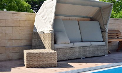 Vario Line Créme Beige meliert Poolumrandung