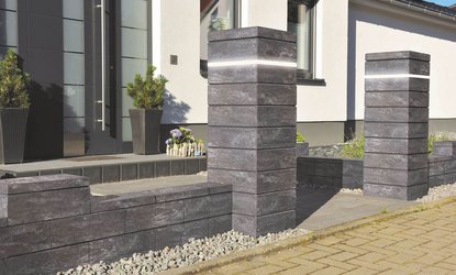 Mauersteine aus Beton 