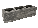 Long Mauerstein 1 1/2 60,0 x 20,0 x 16,7 cm